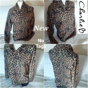 New No Tags Charlie B Small Super Soft Leopard Print